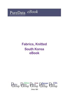 cover image of Fabrics, Knitted in South Korea